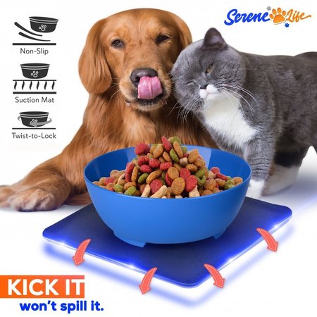 SERENELIFE Anti-Spill Pet Food Bowl, SLTDG66 SLTDG66